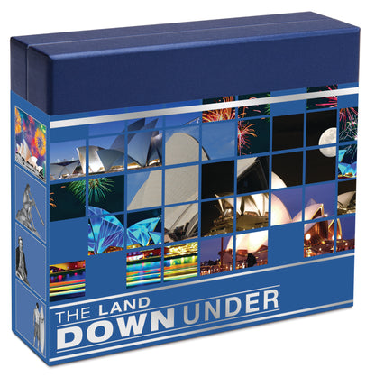 2013 $1 The Land Down Under Opera House 1oz Silver Coloured Proof Coin