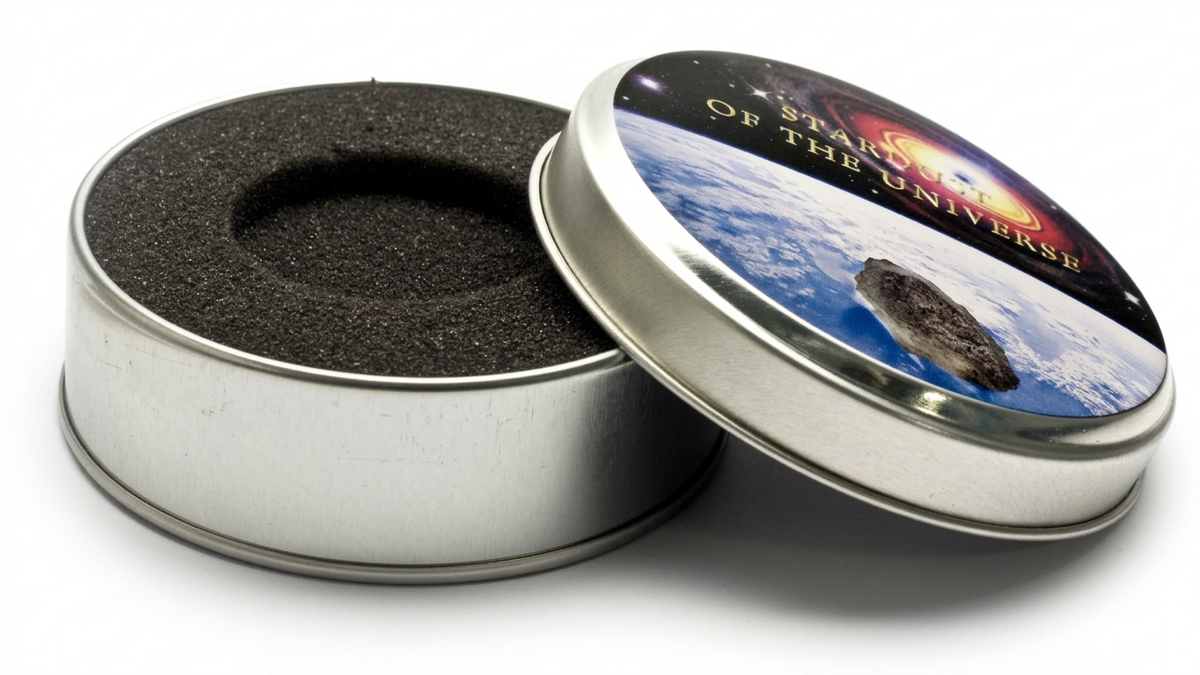 Cook Islands 2015 $5 Stardust of The Universe Chondrite Impact Meteorite NWA 4037 1oz Silver Antiqued Coin
