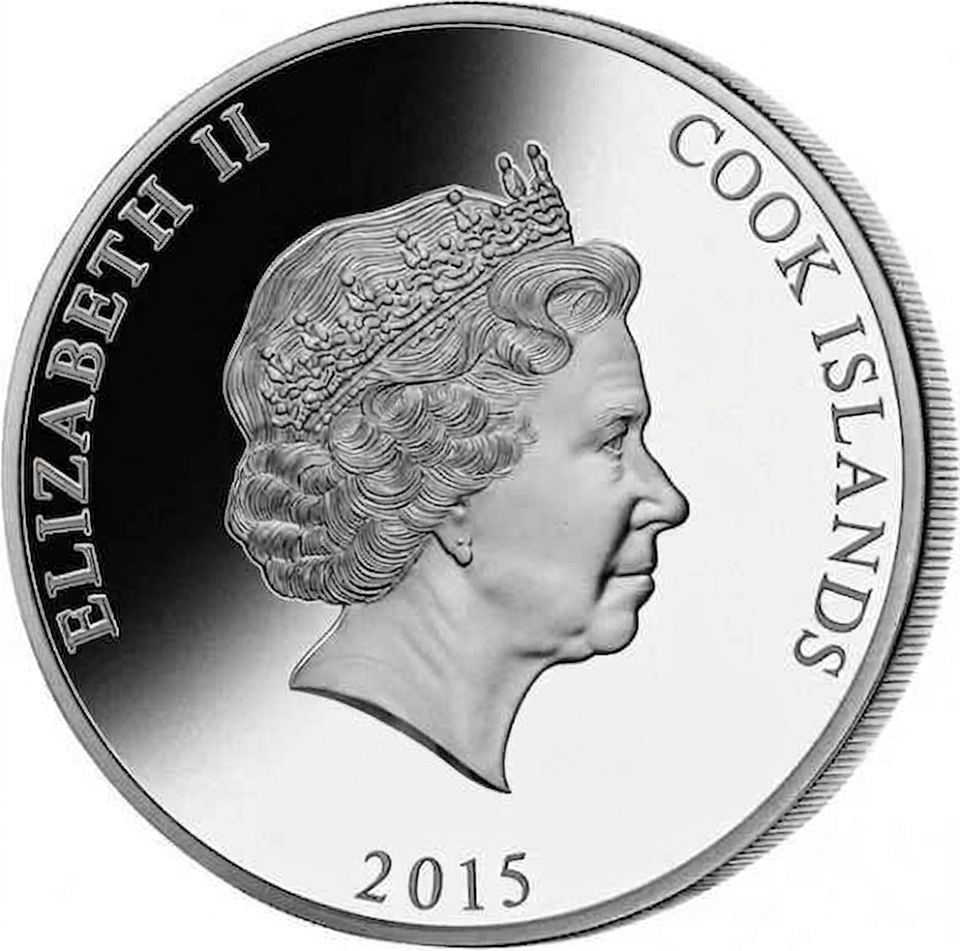 Cook Islands 2015 $20 Phoenix From The Ashes 3oz Silver Coloured High Relief Proof Coin with Case