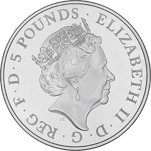 UK 2015 £5 The Royal Birth Uncirculated Coin