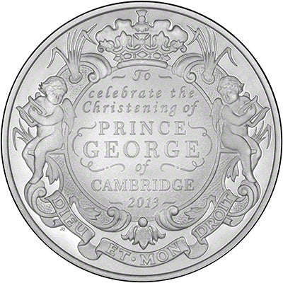 UK 2013 £5 The Christening of HRH Prince George of Cambridge Uncirculated Coin
