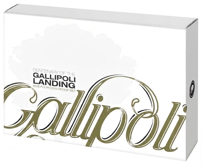 2015 Centenary of The Gallipoli Landing Silver Proof 4 Coin Set