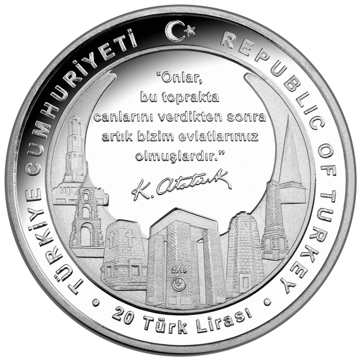 2015 Centenary of The Gallipoli Landing Silver Proof 4 Coin Set