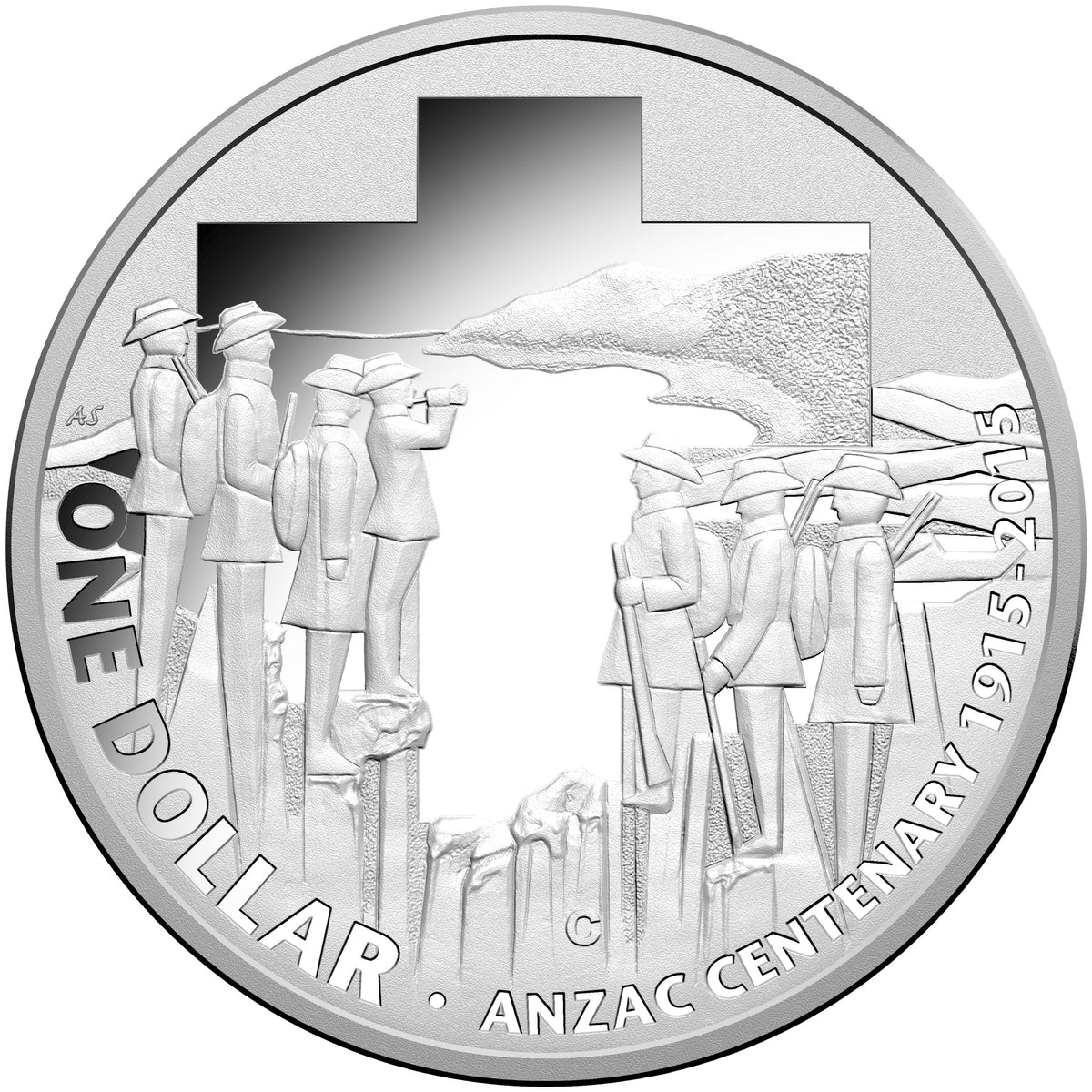 2015 $1 Anzac Centenary Silver Proof Coin