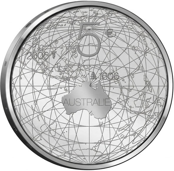 2006 Voyage of Discovery Duyfken Dollar and Euro Silver Proof 2 Coin Set