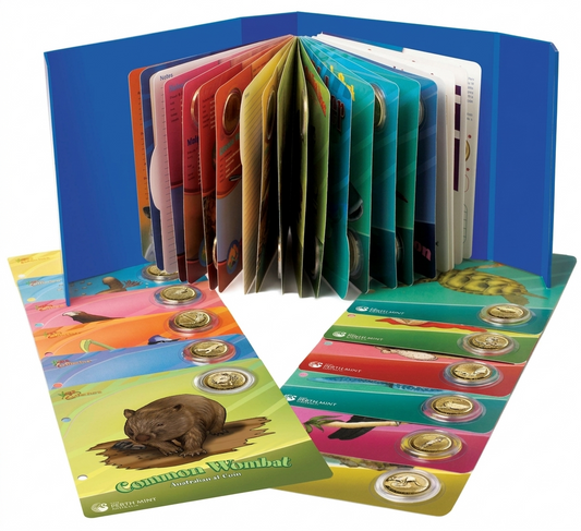 2008 $1 Young Collectors Australian Animals Uncirculated 13 Coin Set