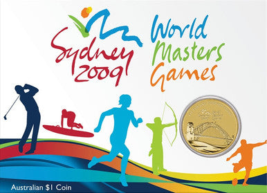 2009 $1 Sydney World Masters Games Uncirculated Coin