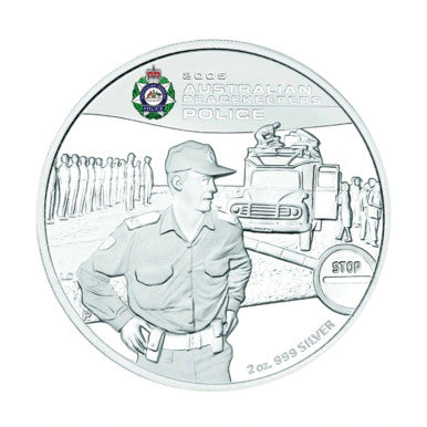 2005 $2 Australian Peacekeepers 2oz Silver Proof 5 Coin Set