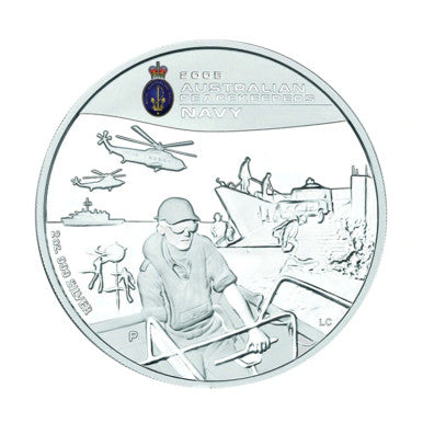 2005 $2 Australian Peacekeepers 2oz Silver Proof 5 Coin Set