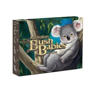 2011 50c Australian Bush Babies Koala 1/2oz Silver Coloured Proof Coin