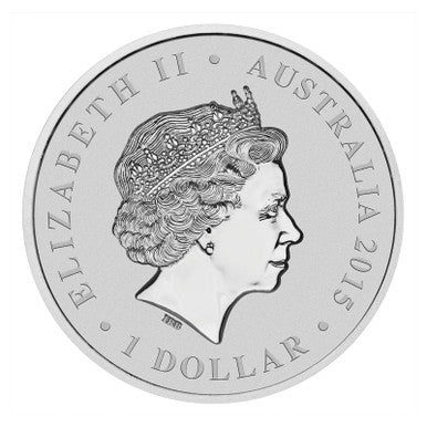 2015 $1 Her Majesty Queen Elizabeth II Longest Reigning Monarch Intaglio 1oz Silver Coin
