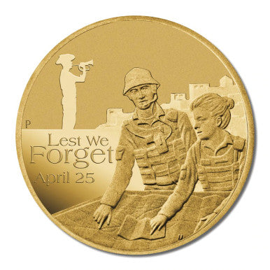 2017 $1 Lest We Forget ANZAC Day Uncirculated Coin