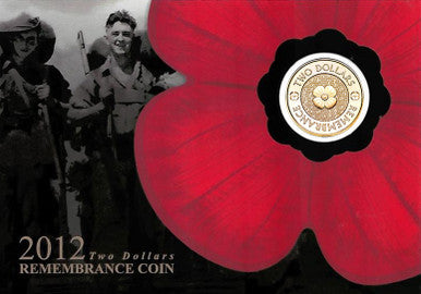 2012 $2 Remembrance Day Uncirculated Coin