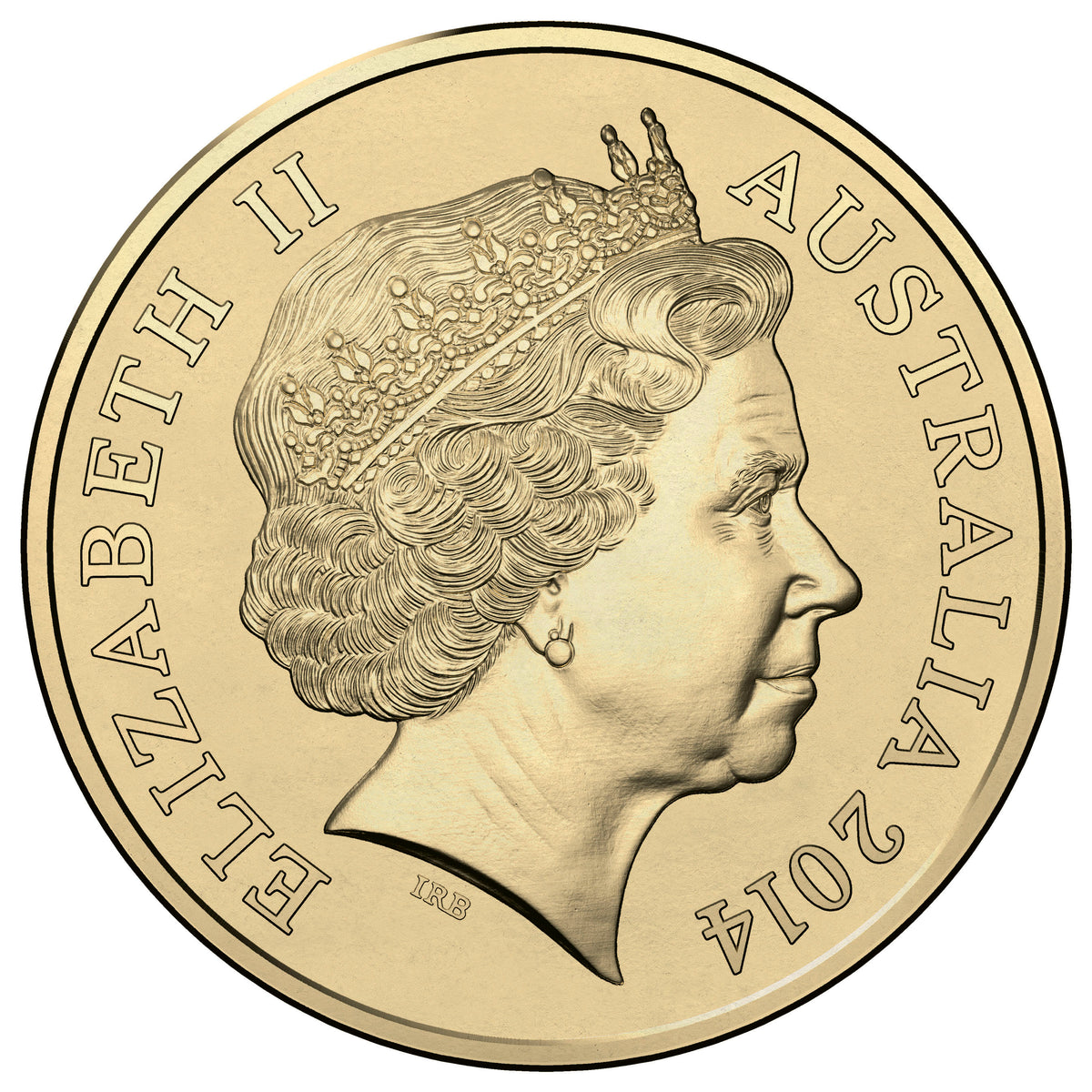 2014 $2 Remembrance Day Coloured Uncirculated Coin