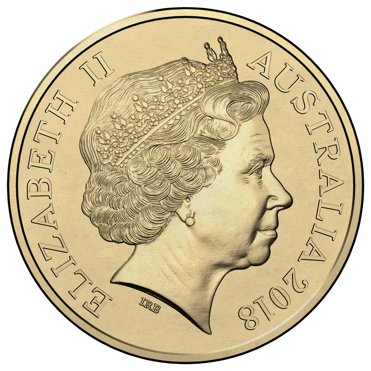 2017 $2 Remembrance Day 'C' Mintmark Coloured Uncirculated Coin