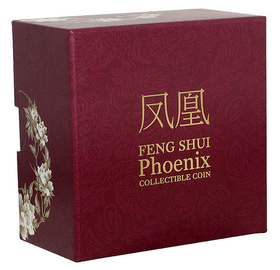 Niue 2015 $2 Feng Shui Phoenix 1oz Silver Coloured Proof Coin