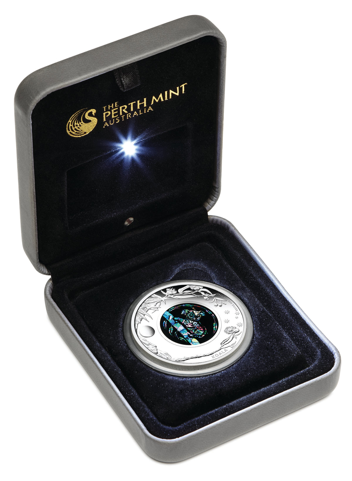 2012 $1 Australian Opal The Koala 1oz Silver Proof Coin