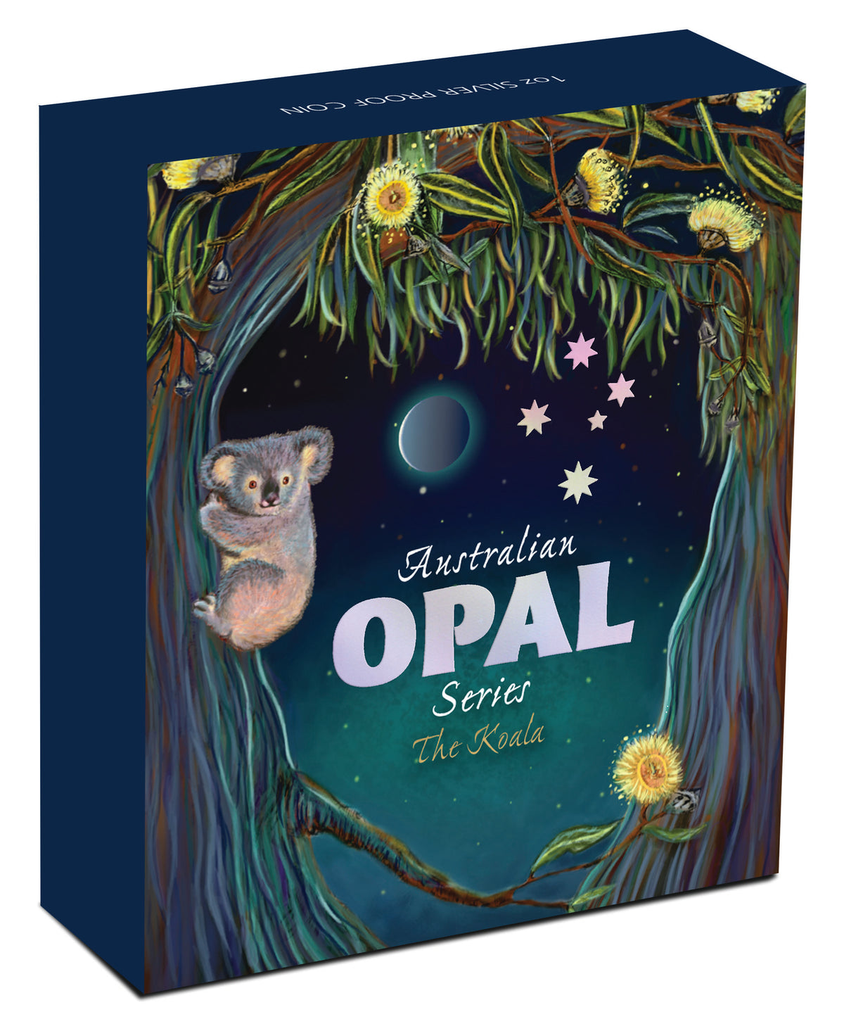2012 $1 Australian Opal The Koala 1oz Silver Proof Coin