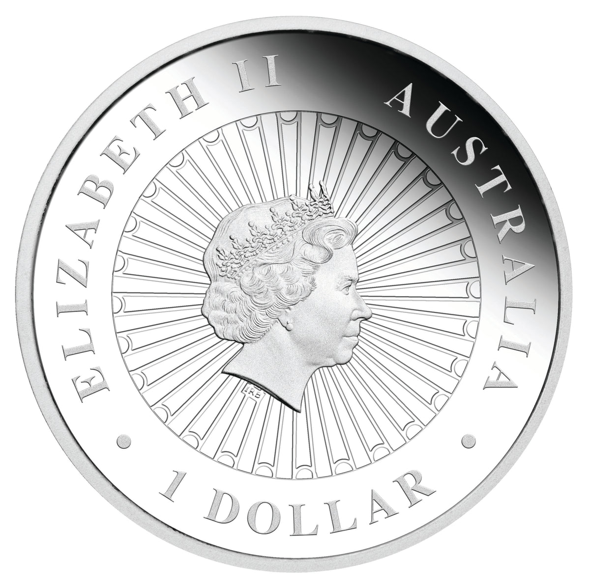 2012 $1 Australian Opal The Wombat 1oz Silver Proof Coin