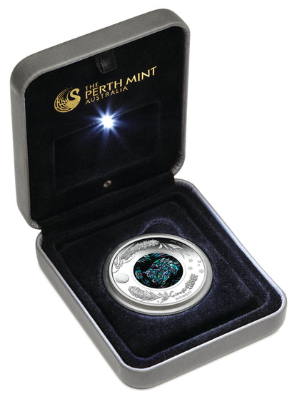 2012 $1 Australian Opal The Wombat 1oz Silver Proof Coin
