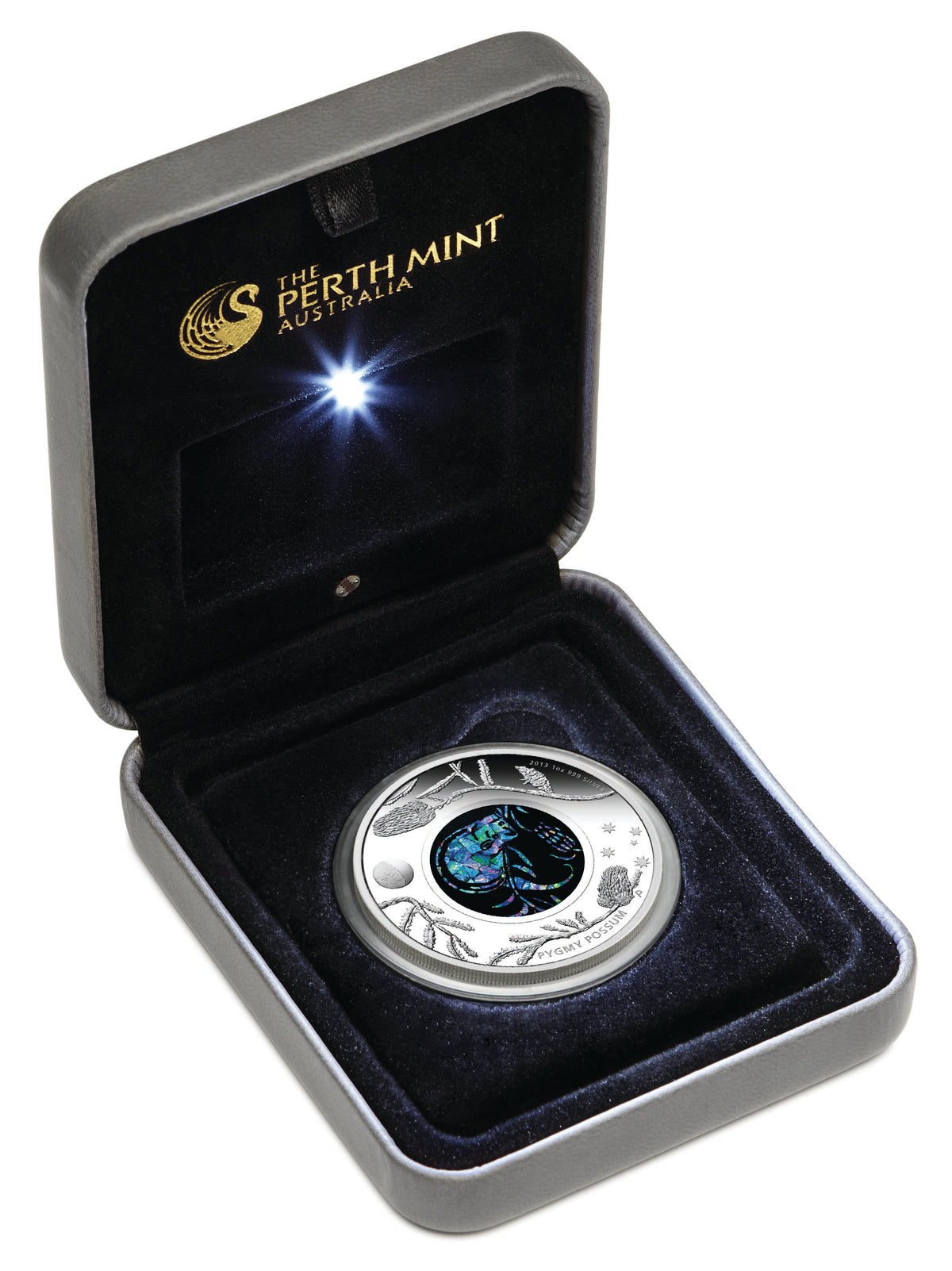 2013 $1 Australian Opal The Pygmy Possum 1oz Silver Proof Coin