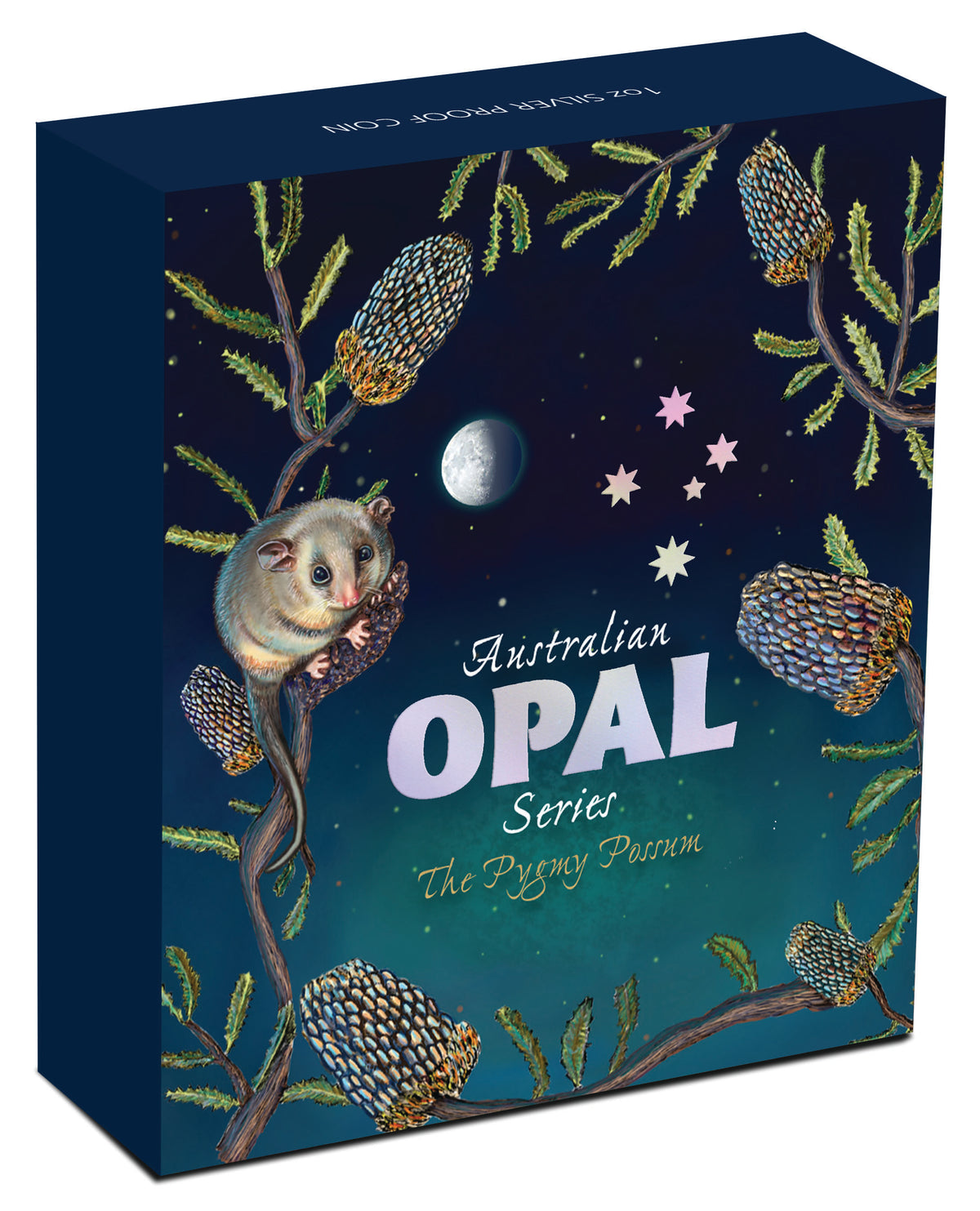 2013 $1 Australian Opal The Pygmy Possum 1oz Silver Proof Coin