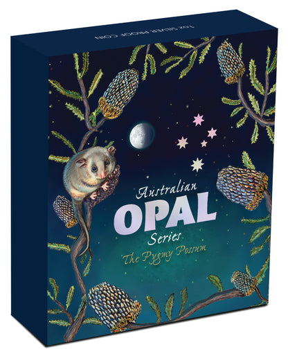 2013 $1 Australian Opal The Pygmy Possum 1oz Silver Proof Coin