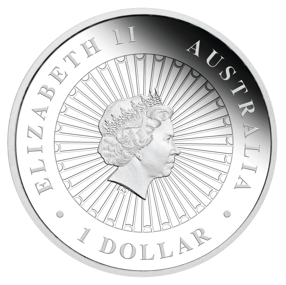 2015 $1 Australian Opal The Ghost Bat 1oz Silver Proof Coin