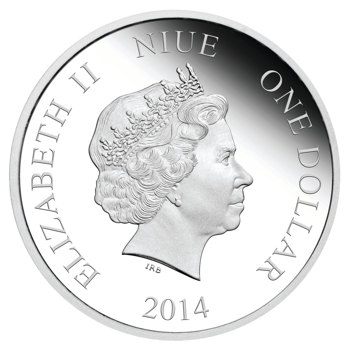 Niue 2014 $1 Doctor Who Silurians 1/2oz Silver Coloured Proof Coin