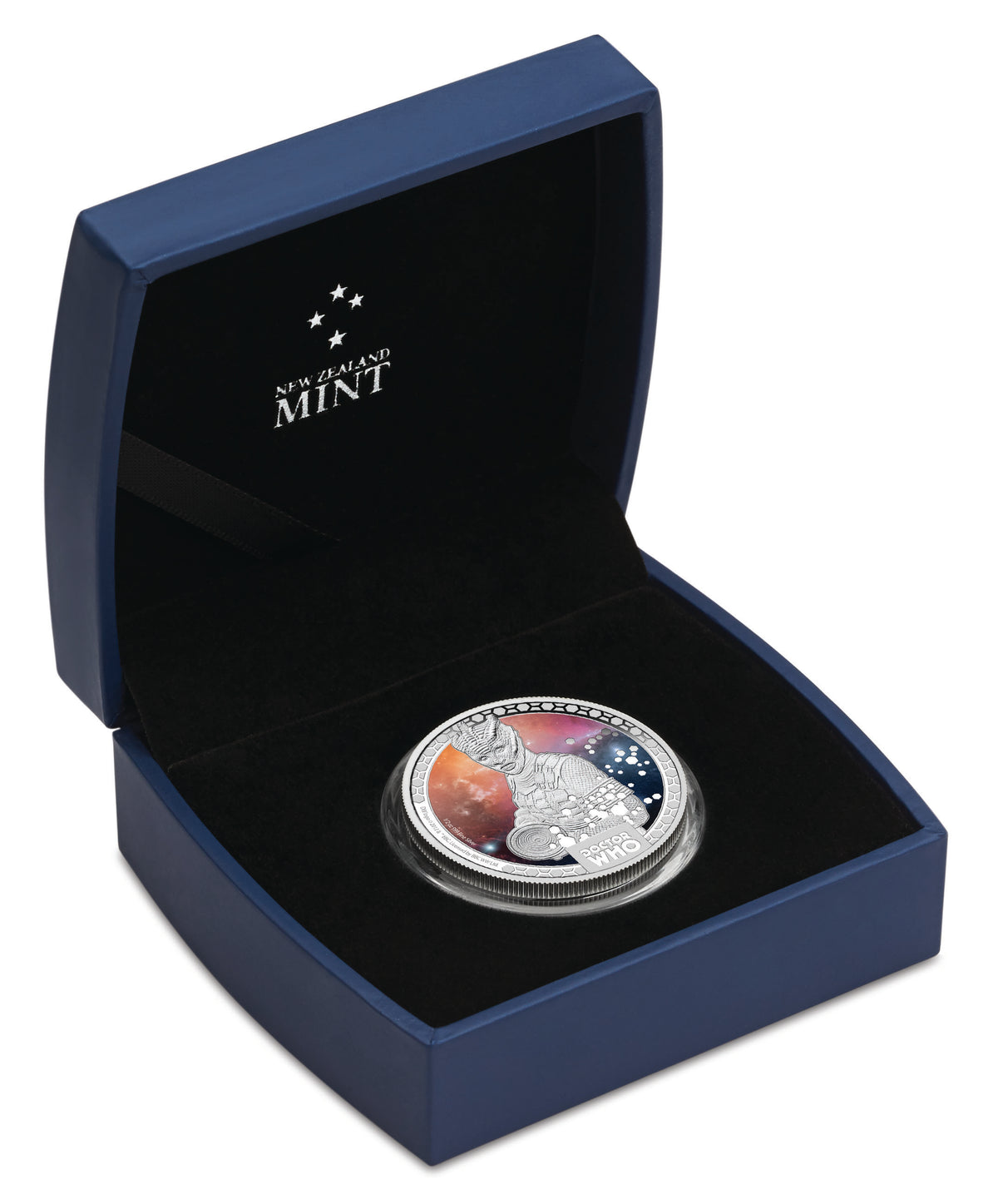 Niue 2014 $1 Doctor Who Silurians 1/2oz Silver Coloured Proof Coin