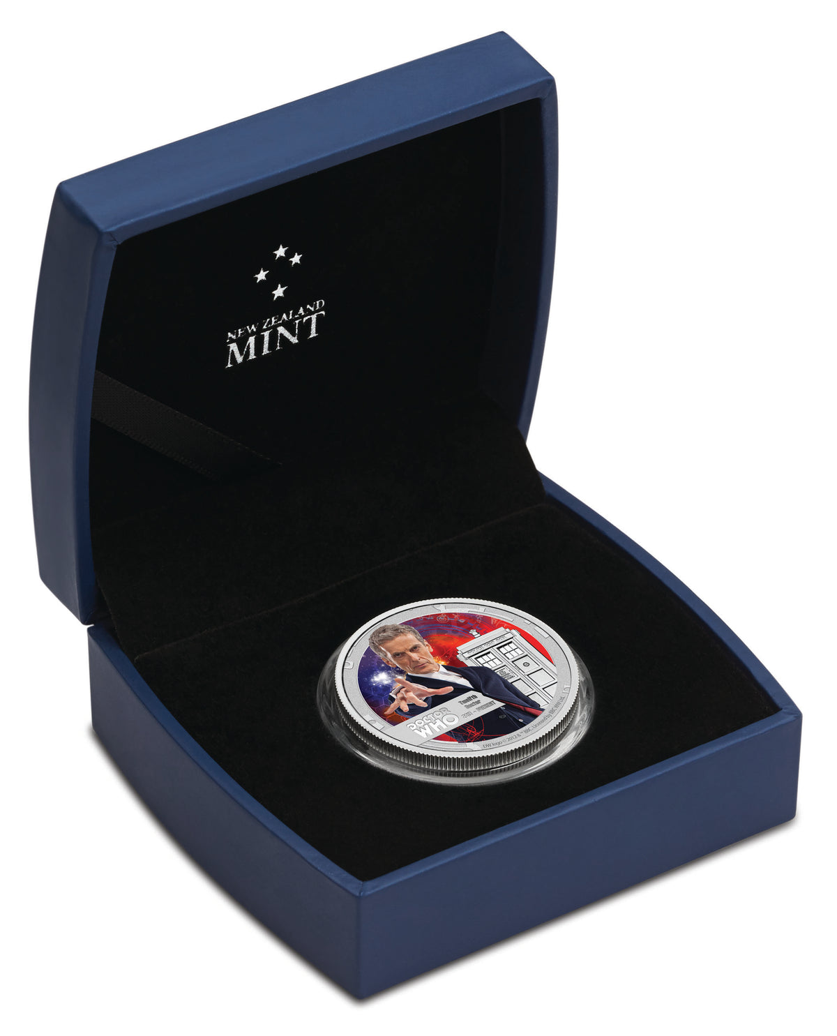 Niue 2015 $1 Doctor Who Twelfth Doctor 1/2oz Silver Coloured Proof Coin