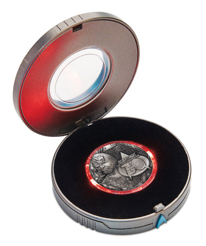 Tuvalu 2017 $2 Star Trek The Next Generation 30th Anniversary Worf 2oz Silver Antiqued Coin