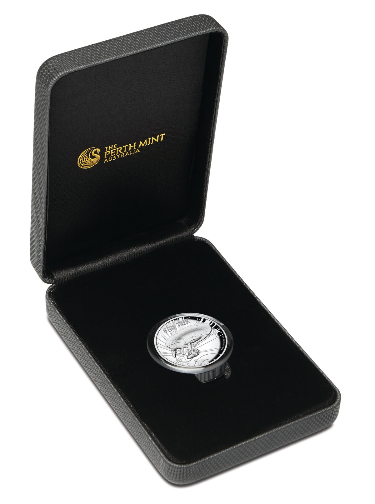 Tuvalu 2016 $1 Star Trek 50th Anniversary USS Enterprise NCC-1701 1oz Silver High Relief Proof Coin