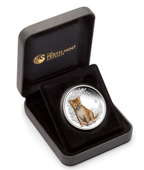 2011 50c Australian Bush Babies Dingo 1/2oz Silver Coloured Proof Coin