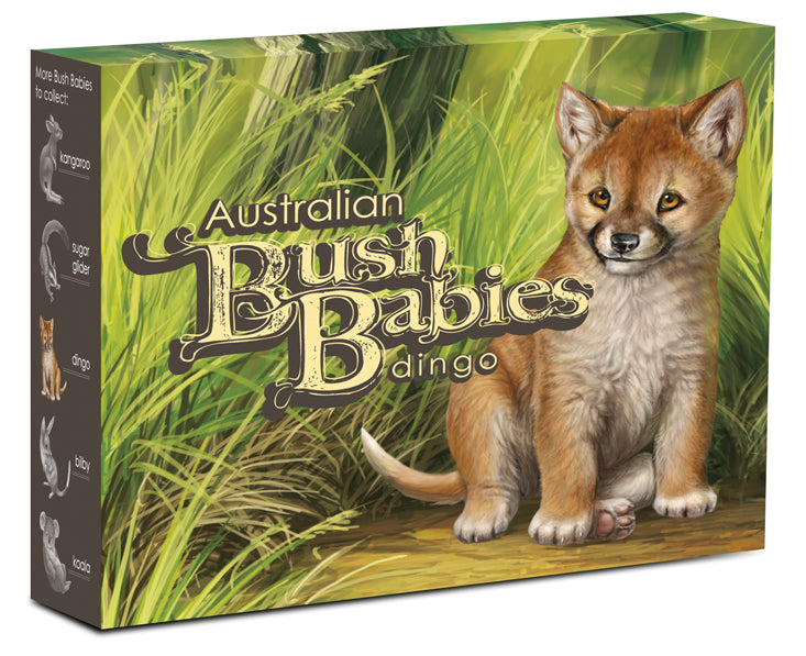 2011 50c Australian Bush Babies Dingo 1/2oz Silver Coloured Proof Coin