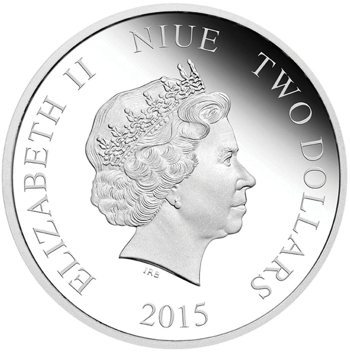 Niue 2015 $2 Endangered Species Mountain Gorilla 1oz Silver Proof Coin