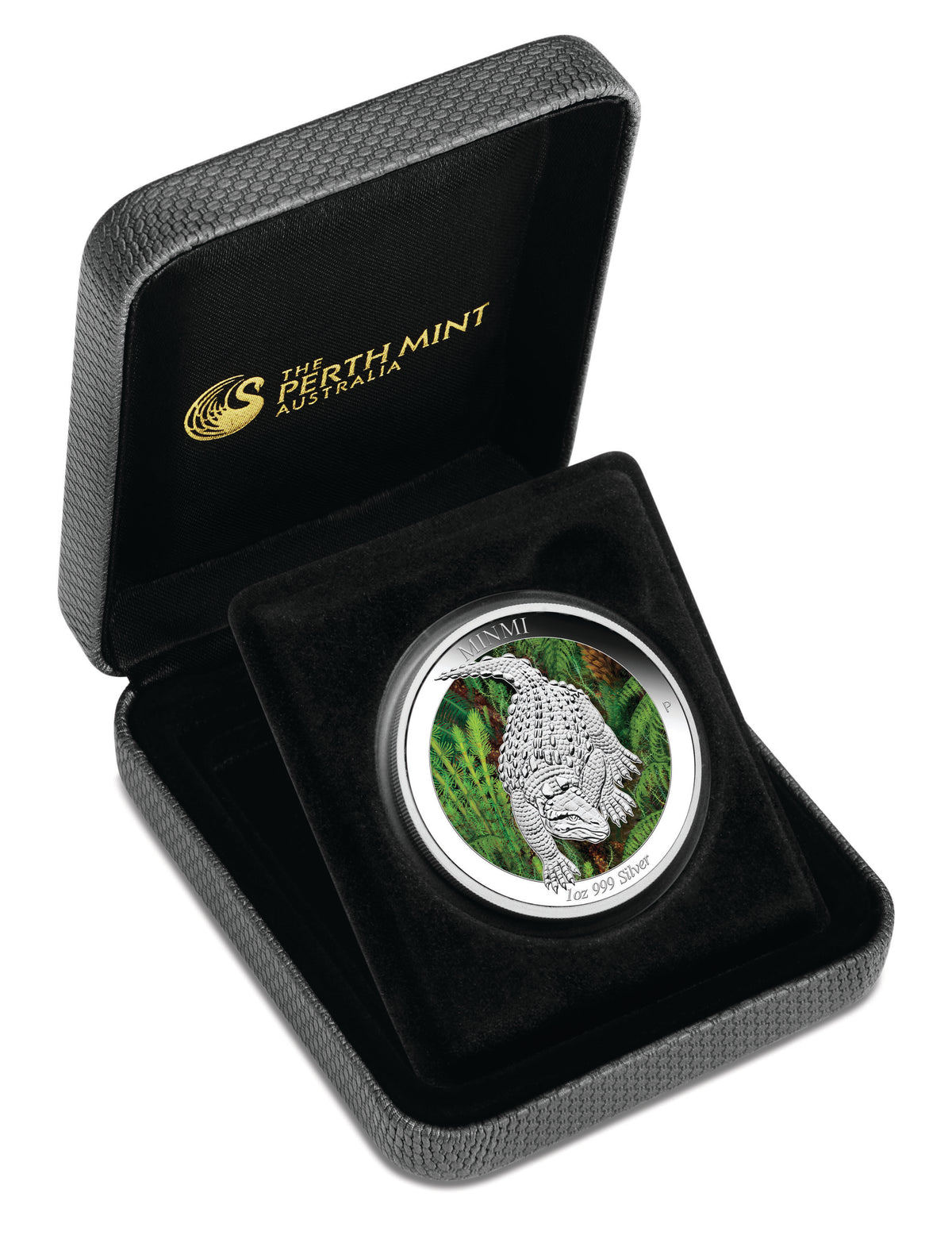 2015 $1 Australian Age of Dinosaurs Minmi 1oz Silver Coloured Proof Coin