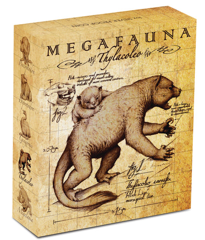 2014 $1 Megafauna Thylacoleo 1oz Silver Coloured Proof Coin