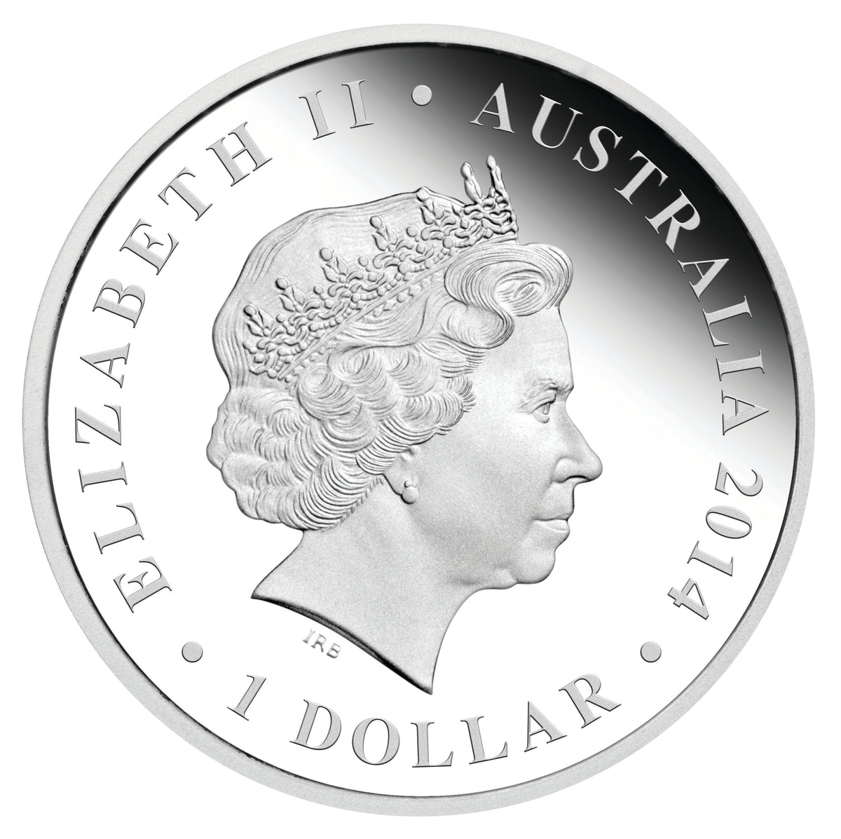 2014 $1 Megafauna Megalania 1oz Silver Coloured Proof Coin