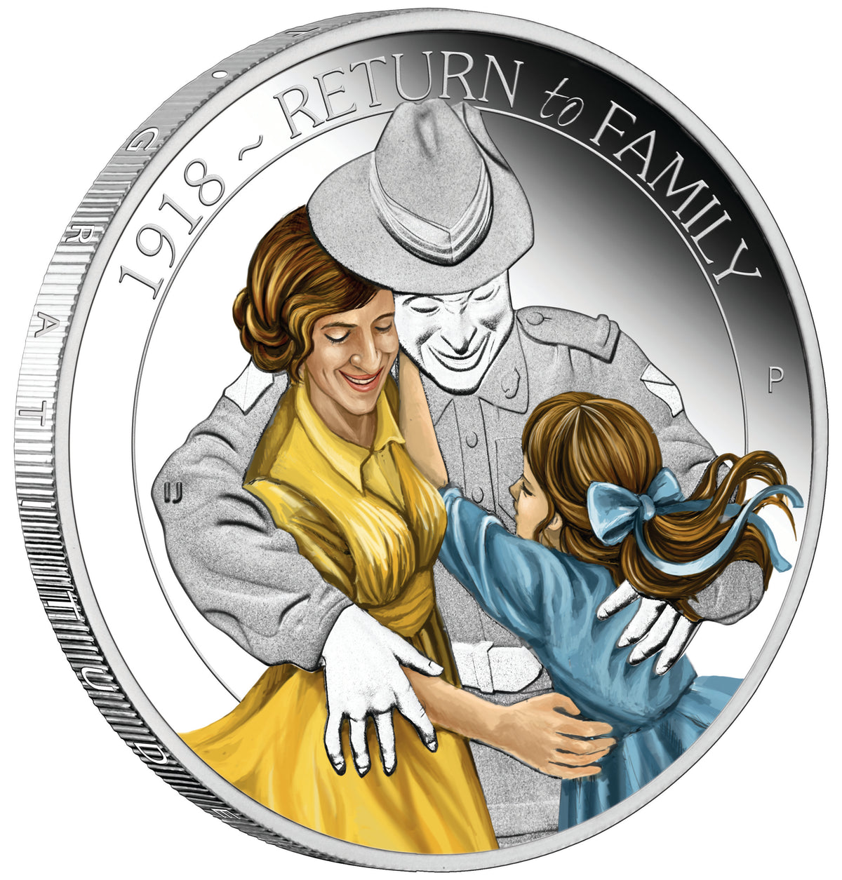 2018 50c The ANZAC Spirit 100th Anniversary 1/2oz Silver Coloured Proof 3 Coin Set