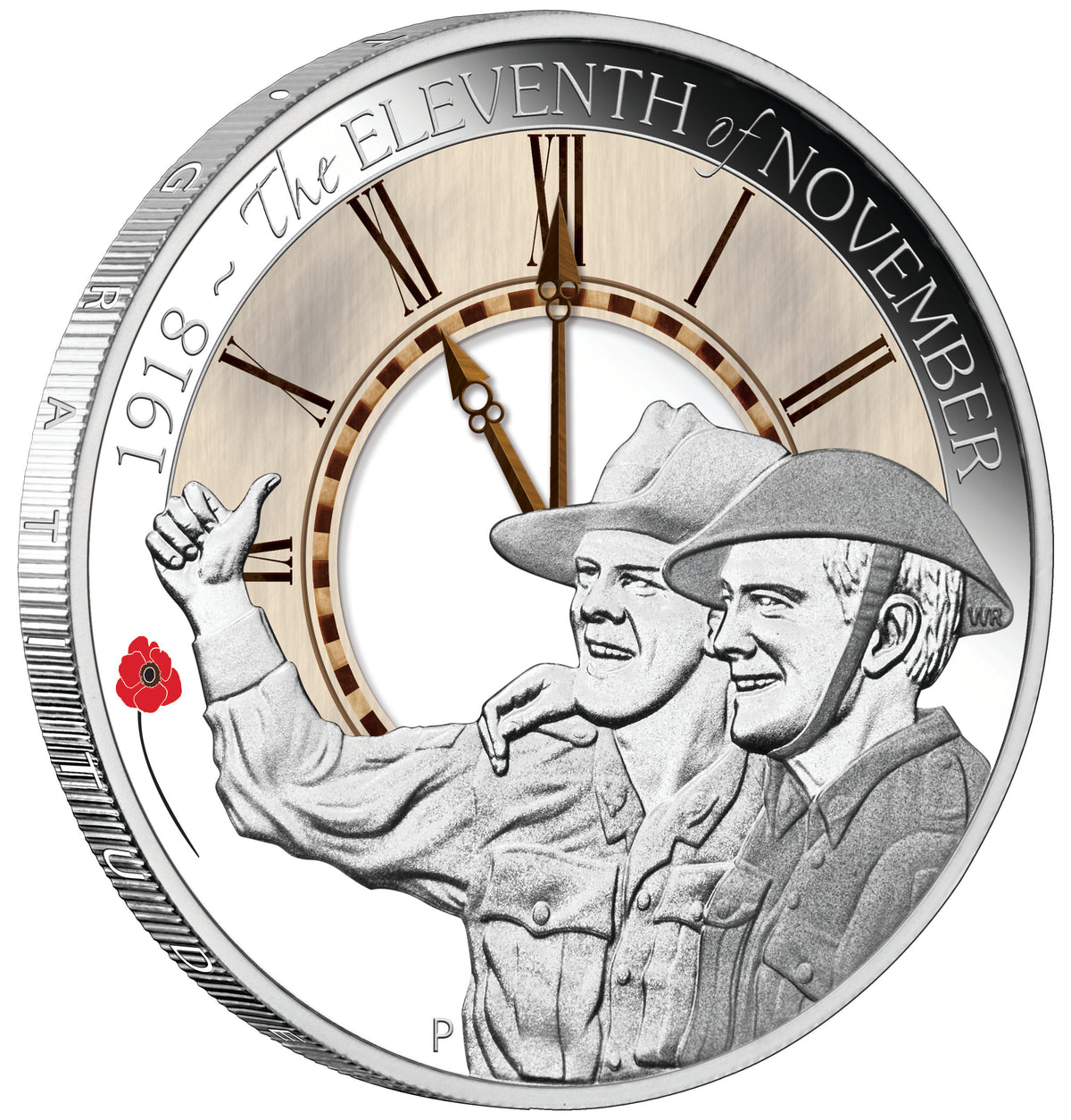 2018 50c The ANZAC Spirit 100th Anniversary 1/2oz Silver Coloured Proof 3 Coin Set