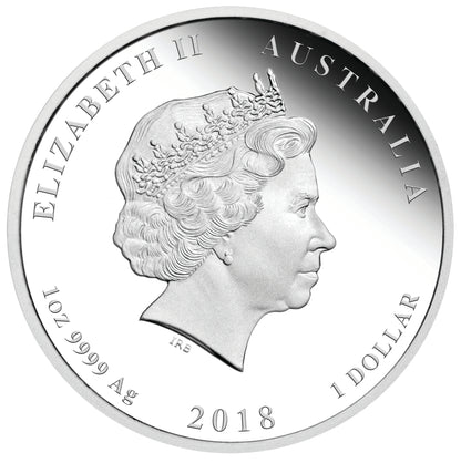 2018 $1 100th Anniversary End of World War I 1oz Silver Proof Coin