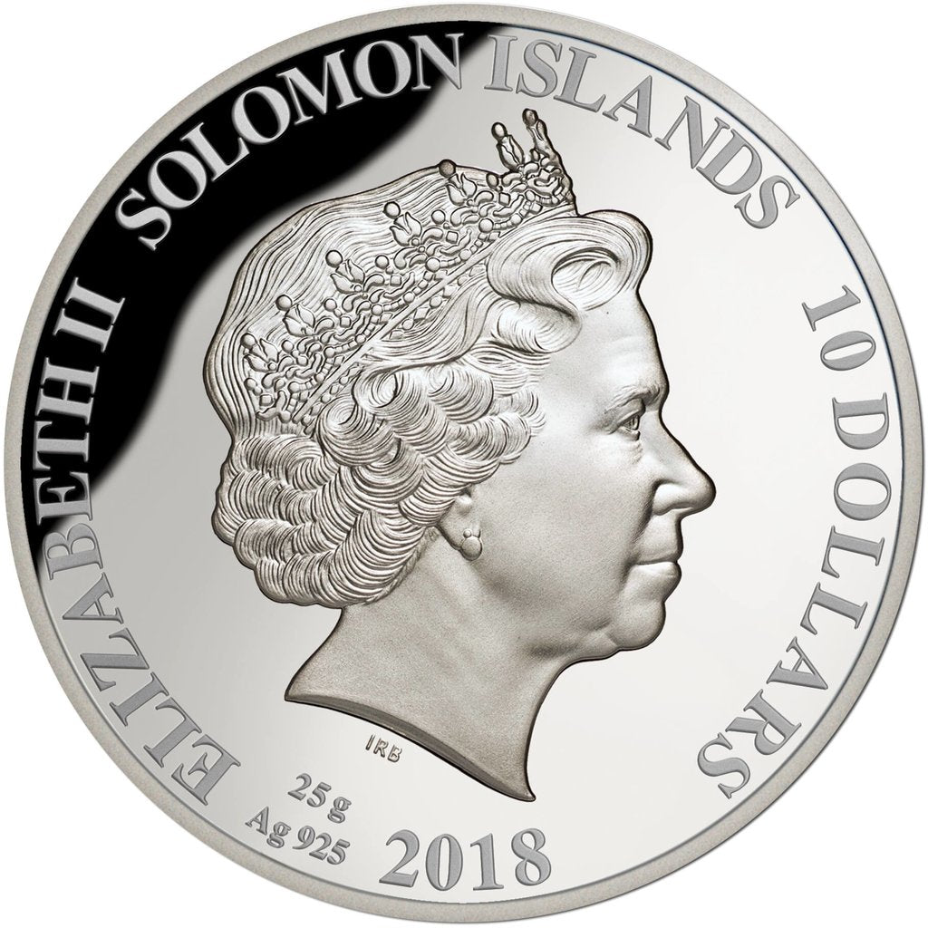 Solomon Islands 2018 $10 First World War Centenary The Armistice Silver Coloured Proof Coin