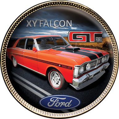 Ford GT Gold Plated Enamel Penny 9 Coin Collection