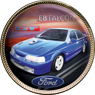 Ford GT Gold Plated Enamel Penny 9 Coin Collection