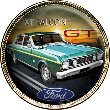 Ford GT Gold Plated Enamel Penny 9 Coin Collection