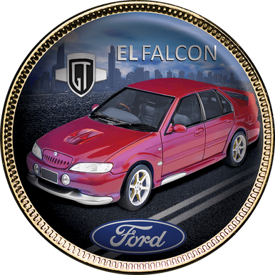 Ford GT Gold Plated Enamel Penny 9 Coin Collection