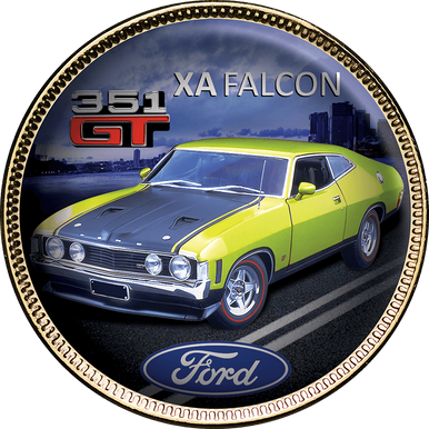 Ford GT Gold Plated Enamel Penny 9 Coin Collection