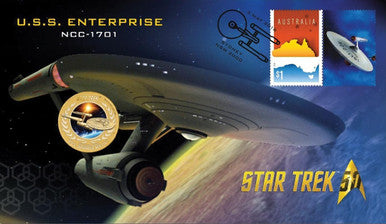 2016 $1 Star Trek 50 USS Enterprise PNC