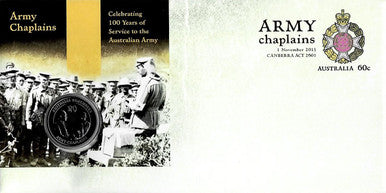 2013 20c Army Chaplains Celebrating 100 Years of Service To The Australian Army Limited Edition PNC